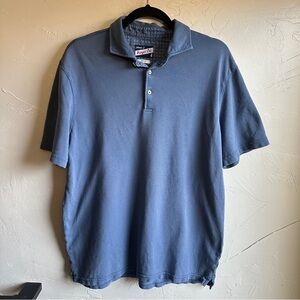 Johnnie-O Men’s Polo Shirt‎ Medium Coastal Preppy Soft Blue Casual Golf Shirt M